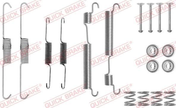 QUICK BRAKE 105-0770 - Set accesorii, sabot de frana aaoparts.ro