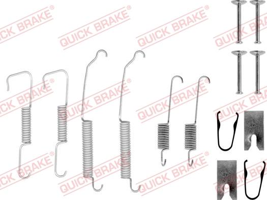 QUICK BRAKE 1050773 - Set accesorii, sabot de frana aaoparts.ro