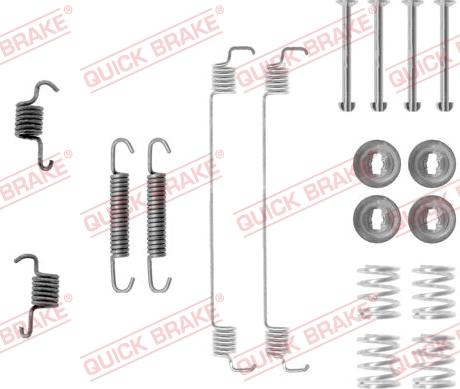 QUICK BRAKE 105-0777 - Set accesorii, sabot de frana aaoparts.ro