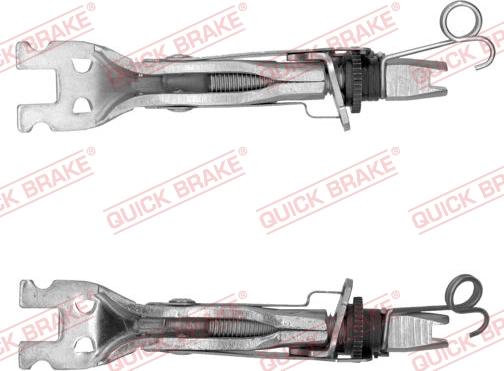 QUICK BRAKE 101 53 002 - Set pentru reglare ulterioară, frână tambur aaoparts.ro