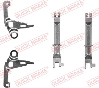 QUICK BRAKE 108 53 002 - Set pentru reglare ulterioară, frână tambur aaoparts.ro