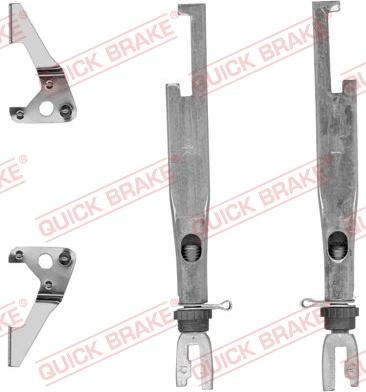 QUICK BRAKE 102 53 005 - Set pentru reglare ulterioară, frână tambur aaoparts.ro