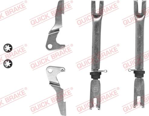 QUICK BRAKE 102 53 008 - Set pentru reglare ulterioară, frână tambur aaoparts.ro