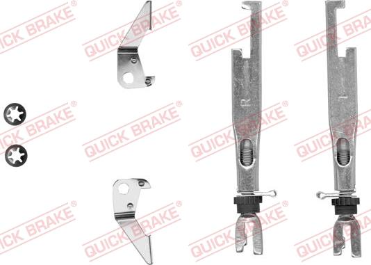 QUICK BRAKE 102 53 003 - Set pentru reglare ulterioară, frână tambur aaoparts.ro