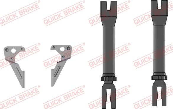 QUICK BRAKE 102 53 029 - Set pentru reglare ulterioară, frână tambur aaoparts.ro