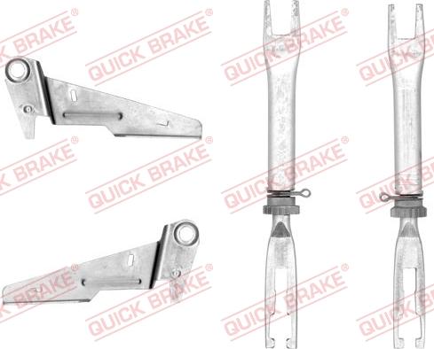 QUICK BRAKE 102 53 026 - Set pentru reglare ulterioară, frână tambur aaoparts.ro