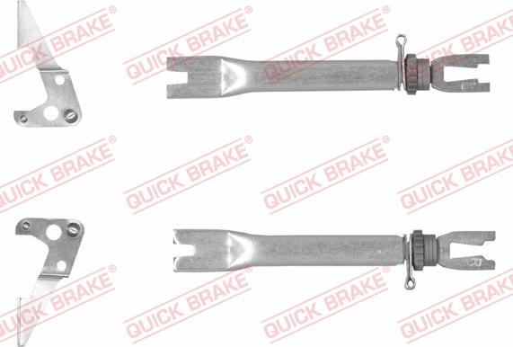 QUICK BRAKE 102 53 027 - Set pentru reglare ulterioară, frână tambur aaoparts.ro