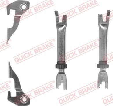 QUICK BRAKE 107 53 001 - Set pentru reglare ulterioară, frână tambur aaoparts.ro