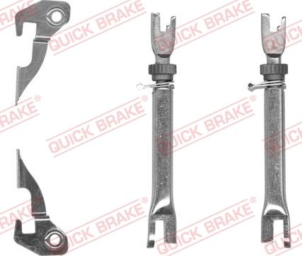 QUICK BRAKE 107 53 002 - Set pentru reglare ulterioară, frână tambur aaoparts.ro