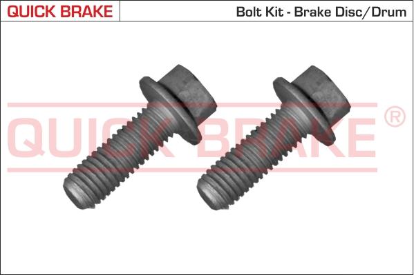 QUICK BRAKE 11558XK - Set surub, disc frana aaoparts.ro