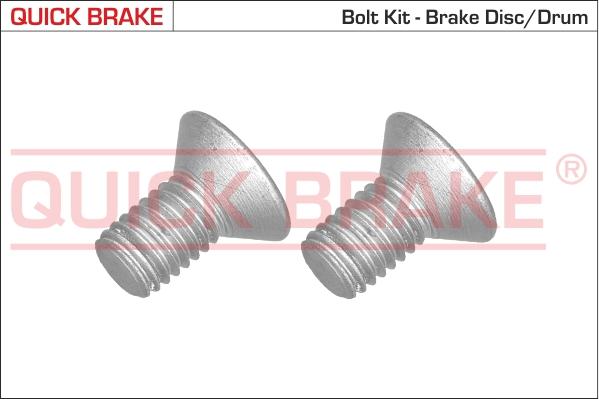 QUICK BRAKE 11669K - Set surub, disc frana aaoparts.ro