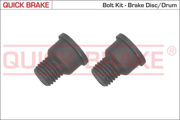 QUICK BRAKE 11664K - Set surub, disc frana aaoparts.ro