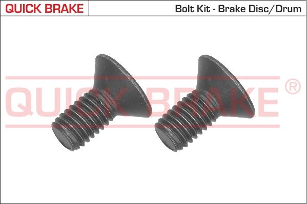 QUICK BRAKE 11665K - Set surub, disc frana aaoparts.ro