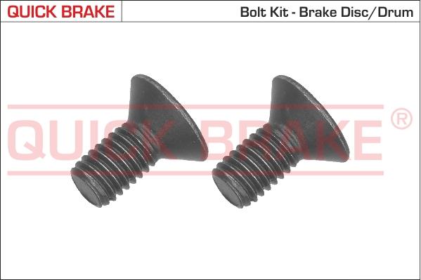 QUICK BRAKE 11665K - Set surub, disc frana aaoparts.ro