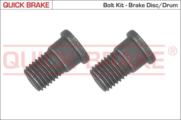 QUICK BRAKE 11666K - Set surub, disc frana aaoparts.ro