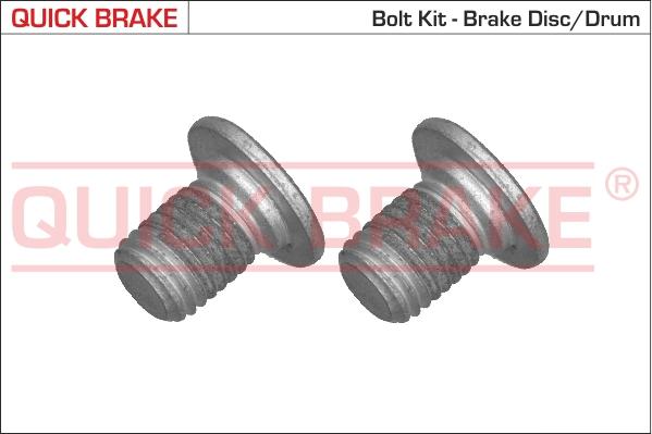 QUICK BRAKE 11661K - Set surub, disc frana aaoparts.ro