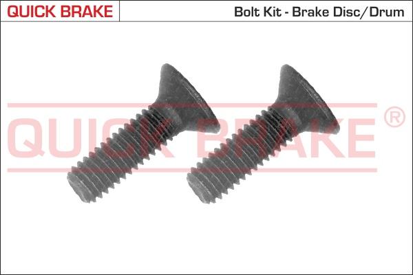 QUICK BRAKE 11622K - Set surub, disc frana aaoparts.ro