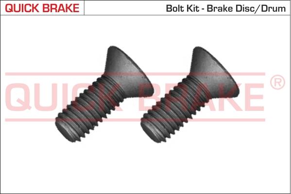 QUICK BRAKE 11676K - Set surub, disc frana aaoparts.ro