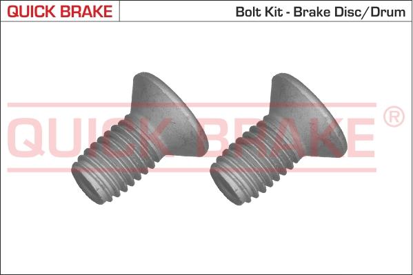 QUICK BRAKE 11670K - Set surub, disc frana aaoparts.ro