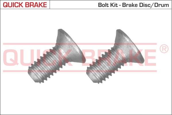 QUICK BRAKE 11671K - Set surub, disc frana aaoparts.ro