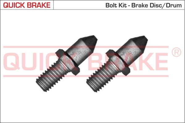 QUICK BRAKE 11678K - Set surub, disc frana aaoparts.ro