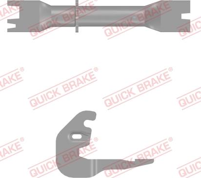 QUICK BRAKE 11153010-1L - Set pentru reglare ulterioară, frână tambur aaoparts.ro