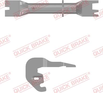 QUICK BRAKE 11153010-1R - Set pentru reglare ulterioară, frână tambur aaoparts.ro