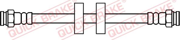 QUICK BRAKE 22.206 - Furtun frana aaoparts.ro