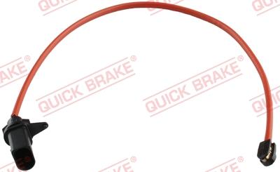 QUICK BRAKE WS 0491 A - Senzor de avertizare,uzura placute de frana aaoparts.ro