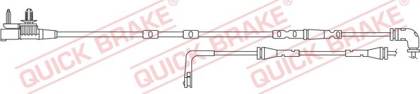 QUICK BRAKE WS 0420 A - Senzor de avertizare,uzura placute de frana aaoparts.ro