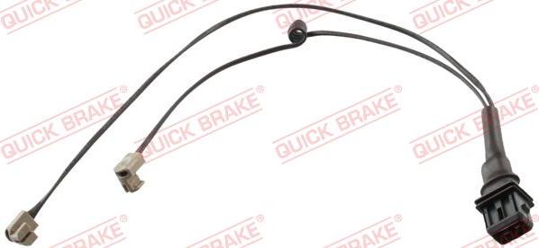 QUICK BRAKE WS 0189 B - Senzor de avertizare,uzura placute de frana aaoparts.ro
