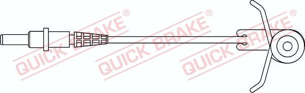 QUICK BRAKE WS 0185 B - Senzor de avertizare,uzura placute de frana aaoparts.ro