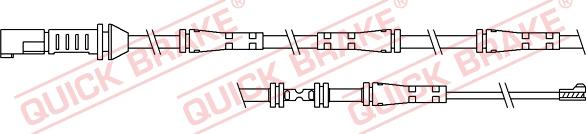 QUICK BRAKE WS 0365 A - Senzor de avertizare,uzura placute de frana aaoparts.ro