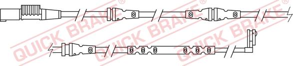 QUICK BRAKE WS 0327 A - Senzor de avertizare,uzura placute de frana aaoparts.ro