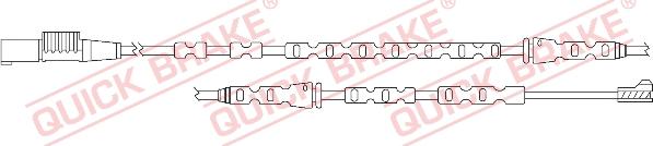 QUICK BRAKE WS 0294 A - Senzor de avertizare,uzura placute de frana aaoparts.ro