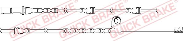 QUICK BRAKE WS 0290 A - Senzor de avertizare,uzura placute de frana aaoparts.ro