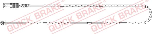 QUICK BRAKE WS 0248 A - Senzor de avertizare,uzura placute de frana aaoparts.ro