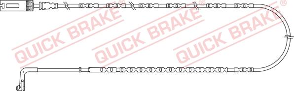 QUICK BRAKE WS 0247 A - Senzor de avertizare,uzura placute de frana aaoparts.ro