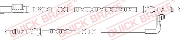 QUICK BRAKE WS 0286 A - Senzor de avertizare,uzura placute de frana aaoparts.ro