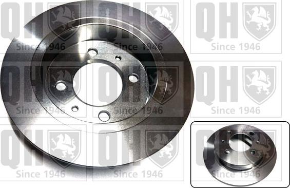 Quinton Hazell BDC4586 - Disc frana aaoparts.ro