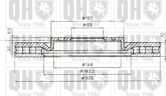 Quinton Hazell BDC5064 - Disc frana aaoparts.ro