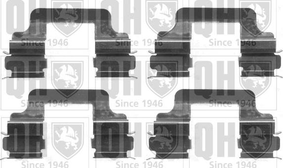 Quinton Hazell BFK931 - Set accesorii, placute frana aaoparts.ro