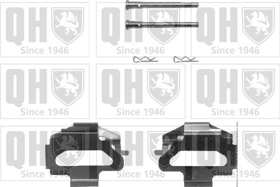 Quinton Hazell BFK651 - Set accesorii, placute frana aaoparts.ro