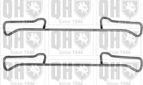 Quinton Hazell BFK657 - Set accesorii, placute frana aaoparts.ro