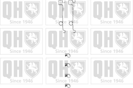 Quinton Hazell BFK684 - Set accesorii, placute frana aaoparts.ro