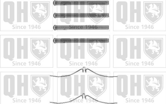 Quinton Hazell BFK687 - Set accesorii, placute frana aaoparts.ro