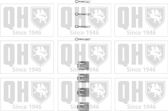 Quinton Hazell BFK633 - Set accesorii, placute frana aaoparts.ro