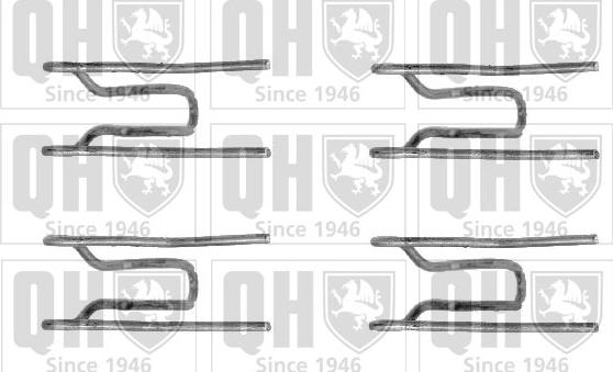 Quinton Hazell BFK853 - Set accesorii, placute frana aaoparts.ro