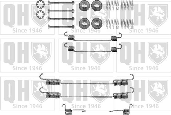 Quinton Hazell BFK390 - Set accesorii, sabot de frana aaoparts.ro