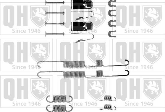 Quinton Hazell BFK304 - Set accesorii, sabot de frana aaoparts.ro